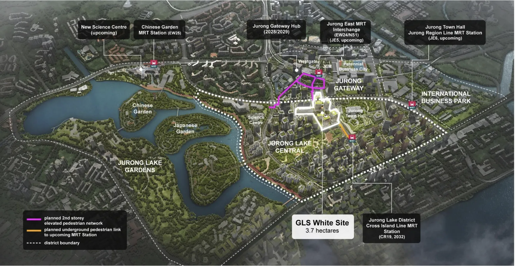 Jurong Lake District Master Plan Site